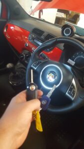 fiat 500 abarth replacement key